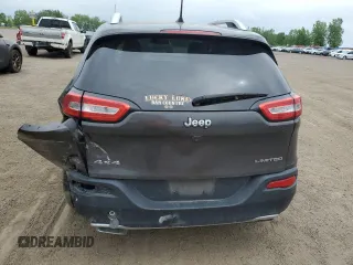 2018 Jeep Cherokee Limited with VIN 1C4PJMDX2JD535187, listed as a Copart auction lot 61587885 with 142,982 mi miles and Salvage title. Bid and sale history available at DreamBid. Image 6.