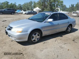 2002 Acura TL w/Navigation with VIN 19UUA56732A038837, listed as a Copart auction lot 67382054 with 283,774 mi miles and Salvage Title. Bid and sale history available at carsss.com. Image 1.