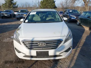 2017 Hyundai Sonata 2.4L with VIN 5NPE24AF8HH523016, listed as a IAAI auction lot 41235187 with 106,757 mi miles and . Bid and sale history available at carsss.com. Image 12.