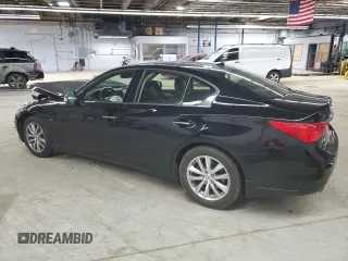 2014 Infiniti Q50 Premium with VIN JN1BV7AR9EM701056, listed as a Copart auction lot 51311135 with 80,387 mi miles and Salvage Title. Bid and sale history available at carsss.com. Image 2.