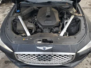 2021 Genesis G70 2.0T with VIN KMTG64LA0MU075600, listed as a Copart auction lot 86821304 with 60,067 mi miles and Salvage Title. Bid and sale history available at carsss.com. Image 11.