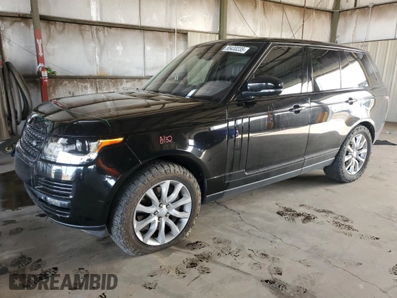 2015 Land Rover Range Rover Supercharged z VIN SALGS2TF5FA214787, wystawiony jako Copart lot #55433235 z przebiegiem 77 148 mil mil oraz Szkoda całkowita • Salvage title. Historia ofert i sprzedaży dostępna na DreamBid. Obrazek 1.