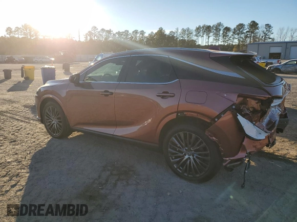 2023 Lexus RX with VIN 2T2BBMCA8PC022306, listed as a Copart auction lot 87718585 with 12,133 mi miles and Salvage Title. Bid and sale history available at carsss.com. Image 2.