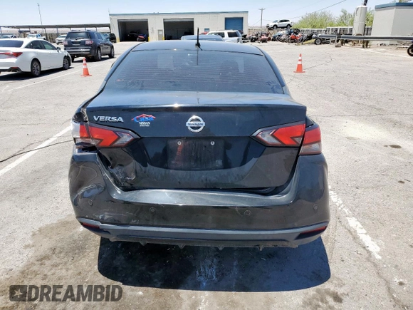 2020 Nissan Versa S with VIN 3N1CN8DV0LL864401, listed as a Copart auction lot 59968525 with 56,578 mi miles and Salvage title. Bid and sale history available at DreamBid. Image 6.