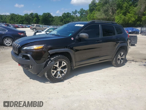 2017 Jeep Cherokee Trailhawk L Plus with VIN 1C4PJMBBXHW517252, listed as a Copart auction lot 51414315 with 185,274 mi miles and Salvage Title. Bid and sale history available at carsss.com. Image 1.