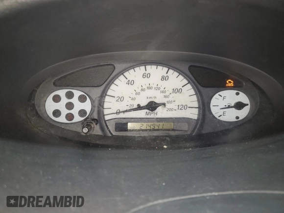 2000 Toyota ECHO with VIN JTDBT1237Y0095990, listed as a Copart auction lot 89140295 with 214,941 mi miles and Salvage Title. Bid and sale history available at DreamBid. Image 9.