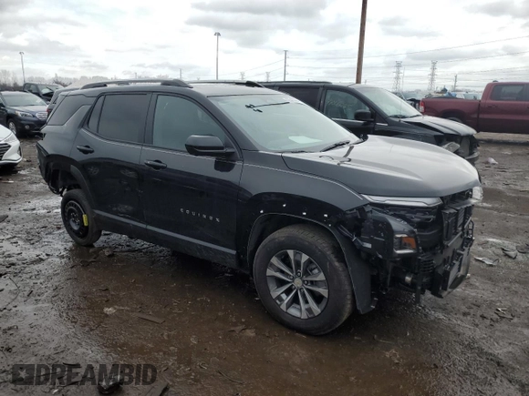 2025 Chevrolet Equinox FWD LT with VIN 3GNAXHEGXSL123094, listed as a Copart auction lot 46542255 with 250 mi miles and Clean Title. Bid and sale history available at DreamBid. Image 4.
