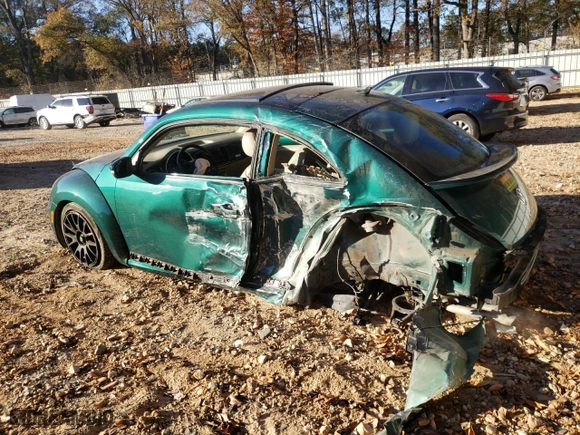 2017 Volkswagen Beetle 1.8T SE with VIN 3VWJ17AT8HM612357, listed as a Copart auction lot 83493794 with 65,841 mi miles and Salvage Title. Bid and sale history available at carsss.com. Image 2.