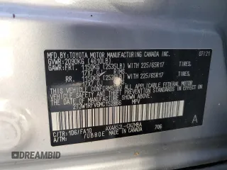 2021 Toyota RAV4 XLE with VIN 2T3W1RFV6MC152866, listed as a Copart auction lot 53529645 with 0 mi miles and Salvage Title. Bid and sale history available at carsss.com. Image 13.