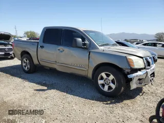 2006 Nissan Titan SE with VIN 1N6AA07A26N542824, listed as a Copart auction lot 50074455 with 216,325 mi miles and Clean title. Bid and sale history available at DreamBid. Image 4.