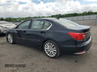 2014 Acura RLX Advance with VIN JH4KC1F98EC001204, listed as a Copart auction lot 55731955 with 148,263 mi miles and Salvage title. Bid and sale history available at DreamBid. Image 2.