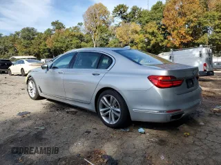 2018 BMW 7 Series 750i with VIN WBA7F0C53JGM22810, listed as a Copart auction lot 72796303 with 63,047 mi miles. Bid and sale history available at carsss.com. Image 2.
