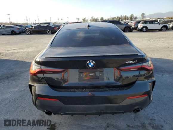 2023 BMW 4 Series 430i z VIN WBA53AP00PCL93738, wystawiony jako Copart lot #48011775 z przebiegiem 27 617 mil mil oraz Szkoda całkowita • Salvage title. Historia ofert i sprzedaży dostępna na DreamBid. Obrazek 6.