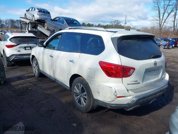 2018 Nissan Pathfinder SV with VIN 5N1DR2MM8JC678815, listed as a IAAI auction lot 41502348 with 44,563 mi miles. Bid and sale history available at carsss.com. Image 3.
