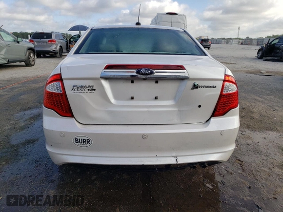 2010 Ford Fusion Hybrid with VIN 3FADP0L39AR185899, listed as a Copart auction lot 51771285 with 86,020 mi miles and Salvage Title. Bid and sale history available at carsss.com. Image 6.