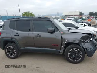 2016 Jeep Renegade Trailhawk with VIN ZACCJBCT0GPD72437, listed as a IAAI auction lot 42180021 with 115,427 mi miles and . Bid and sale history available at carsss.com. Image 13.