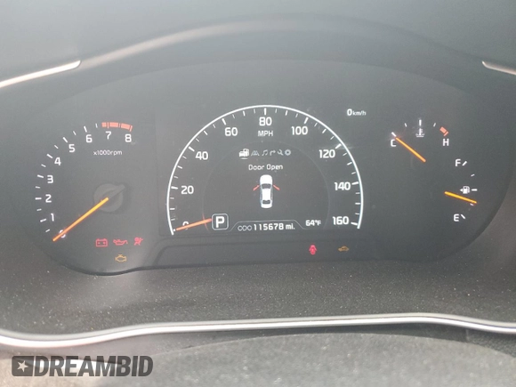 2016 Kia Cadenza Premium with VIN KNALN4D7XG5199162, listed as a Copart auction lot 71220124 with 115,678 mi miles and Salvage Title. Bid and sale history available at carsss.com. Image 9.