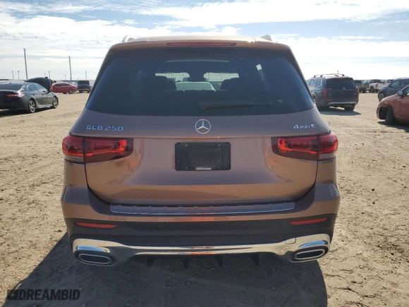 2022 Mercedes-Benz GLB with VIN W1N4M4HB9NW197802, listed as a Copart auction lot 46314235 with 30,352 mi miles and Salvage Title. Bid and sale history available at carsss.com. Image 6.