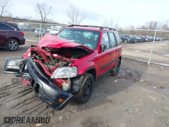1999 Honda CR-V LX with VIN JHLRD1843XC022059, listed as a IAAI auction lot 41952836 with 199,589 mi miles. Bid and sale history available at carsss.com. Image 2.
