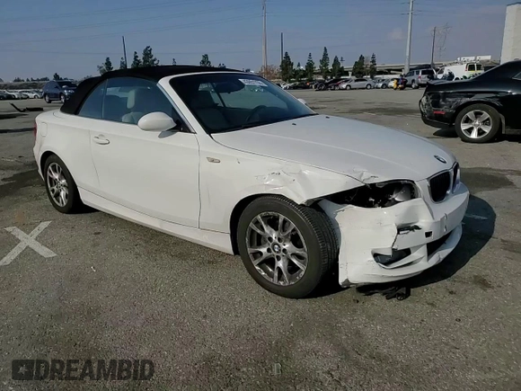 2008 BMW 1 Series 128i with VIN WBAUN13518VH79634, listed as a Copart auction lot 43091755 with 100,180 mi miles and Salvage Title. Bid and sale history available at DreamBid. Image 10.