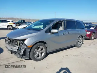 2019 Honda Odyssey EX-L with VIN 5FNRL6H76KB028490, listed as a IAAI auction lot 41636751 with 79,827 mi miles. Bid and sale history available at carsss.com. Image 17.