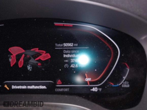 2021 BMW 5 Series 530i with VIN WBA53BH06MCG96915, listed as a IAAI auction lot 41640813 with 50,562 mi miles and . Bid and sale history available at DreamBid. Image 7.