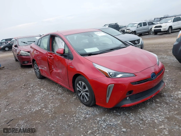 2022 Toyota Prius LE with VIN JTDL9MFU9N3035002, listed as a IAAI auction lot 41512794 with 39,740 mi miles. Bid and sale history available at carsss.com. Image 1.
