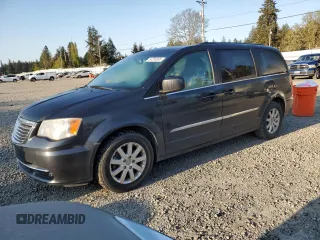 2013 Chrysler Town & Country Touring with VIN 2C4RC1BG5DR753727, listed as a Copart auction lot 54258395 with 107,632 mi miles and Salvage Title. Bid and sale history available at carsss.com. Image 1.
