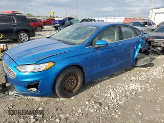 2019 Ford Fusion S with VIN 3FA6P0G73KR283740, listed as a Copart auction lot 76905904 with 53,083 mi miles and Salvage Title. Bid and sale history available at carsss.com. Image 1.