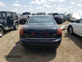 2002 Audi A6 with VIN WAULD64B32N096886, listed as a Copart auction lot 67728714 with 0 mi miles and Salvage Title. Bid and sale history available at carsss.com. Image 6.