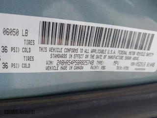 2008 Chrysler Town & Country Touring with VIN 2A8HR54P58R825748, listed as a IAAI auction lot 41933601 with 167,926 mi miles. Bid and sale history available at carsss.com. Image 9.