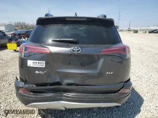 2018 Toyota RAV4 XLE with VIN JTMWFREV8JJ203019, listed as a Copart auction lot 53725105 with 120,804 mi miles and Salvage Title. Bid and sale history available at carsss.com. Image 6.