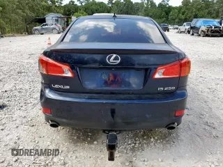 2009 Lexus IS 250 with VIN JTHBK262395095515, listed as a Copart auction lot 59943765 with 170,234 mi miles and Salvage title. Bid and sale history available at DreamBid. Image 6.