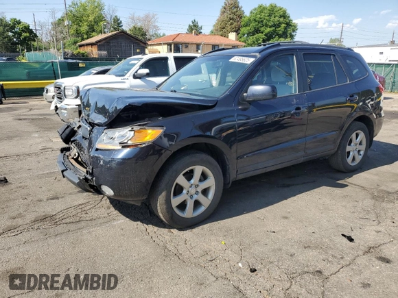 2009 Hyundai Santa Fe Limited with VIN 5NMSH73E29H318104, listed as a Copart auction lot 62495625 with 170,319 mi miles and Salvage title. Bid and sale history available at DreamBid. Image 1.