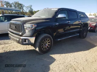 2019 Toyota Tundra SR5 z VIN 5TFHY5F16KX859709, wystawiony jako Copart lot #75033914 z przebiegiem 84 902 mil mil oraz Szkoda całkowita • Salvage title. Historia ofert i sprzedaży dostępna na DreamBid. Obrazek 1.