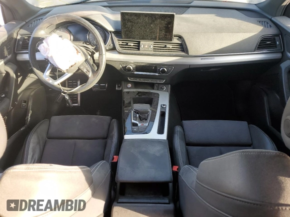 2021 Audi SQ5 Premium Plus with VIN WA1A4AFY5M2068939, listed as a Copart auction lot 77340614 with 0 mi miles and Non Repairable. Bid and sale history available at carsss.com. Image 8.