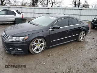 2015 Volkswagen CC R-Line with VIN WVWBP7AN1FE813009, listed as a Copart auction lot 38139554 with 109,084 mi miles. Bid and sale history available at carsss.com. Image 1.