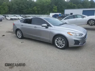 2020 Ford Fusion SE with VIN 3FA6P0LUXLR211723, listed as a Copart auction lot 58204165 with Not provided miles and Salvage title. Bid and sale history available at DreamBid. Image 4.