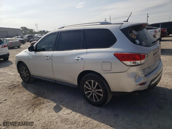2015 Nissan Pathfinder S with VIN 5N1AR2MN6FC654757, listed as a Copart auction lot 68568464 with 211,309 mi miles and Salvage Title. Bid and sale history available at carsss.com. Image 2.