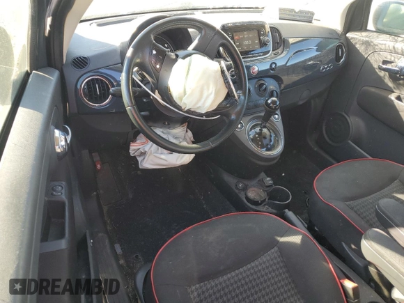 2017 FIAT 500 Pop with VIN 3C3CFFKR2HT700163, listed as a Copart auction lot 49589965 with 88,973 mi miles and Salvage Title. Bid and sale history available at carsss.com. Image 8.