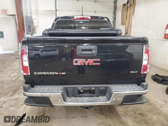 2019 GMC Canyon 4WD SLT with VIN 1GTG6DEN1K1316934, listed as a Copart auction lot 46669405 with 47,616 mi miles and Salvage Title. Bid and sale history available at carsss.com. Image 6.