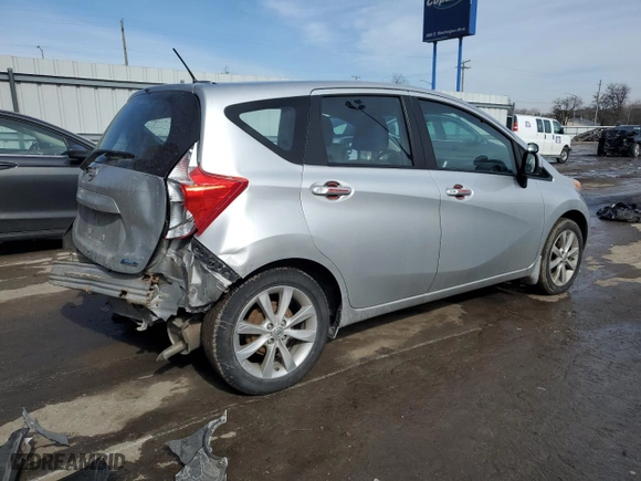 2014 Nissan Versa Note S Plus with VIN 3N1CE2CP0EL351801, listed as a Copart auction lot 46689685 with 108,199 mi miles and Salvage Title. Bid and sale history available at carsss.com. Image 3.