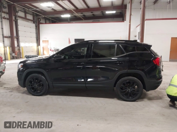 2019 GMC Terrain SLE with VIN 3GKALTEV3KL301938, listed as a IAAI auction lot 41889665 with 77,191 mi miles. Bid and sale history available at carsss.com. Image 15.
