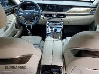2017 Genesis G90 Premium z VIN KMHG34JA7HU027345, wystawiony jako Copart lot #56495385 z przebiegiem 46 445 mil mil oraz Szkoda całkowita • Salvage title. Historia ofert i sprzedaży dostępna na DreamBid. Obrazek 8.