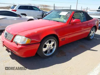 1999 Mercedes-Benz SL-Class with VIN WDBFA68F6XF177239, listed as a IAAI auction lot 41837553 with 138,715 mi miles. Bid and sale history available at carsss.com. Image 2.