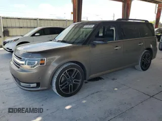 2014 Ford Flex Limited z VIN 2FMGK5D84EBD37147, wystawiony jako Copart lot #56108105 z przebiegiem 108 596 mil mil oraz Szkoda całkowita • Salvage title. Historia ofert i sprzedaży dostępna na DreamBid. Obrazek 1.