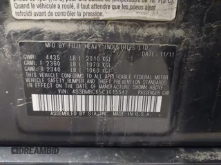 2012 Subaru Legacy Premium с VIN 4S3BMBC65C3015542, выставлен на аукционе IAAI как лот 42343194 с пробегом 290 781 миль миль и . История ставок и продаж доступна на DreamBid. Изображение 9.