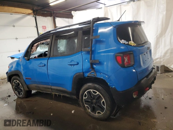 2015 Jeep Renegade Trailhawk with VIN ZACCJBCT0FPB74673, listed as a Copart auction lot 63626295 with 152,146 mi miles and Salvage title. Bid and sale history available at DreamBid. Image 2.