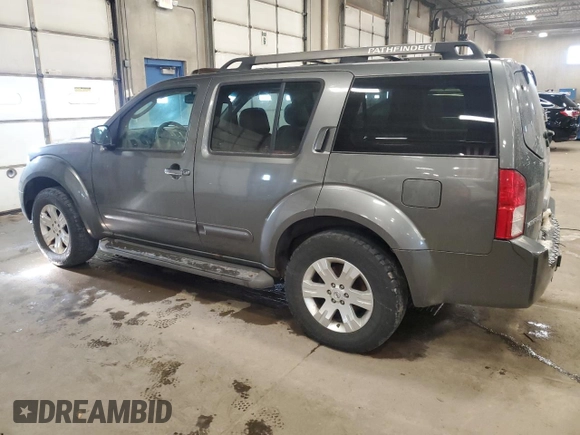 2007 Nissan Pathfinder SE with VIN 5N1AR18W47C604034, listed as a Copart auction lot 44003795 with 214,656 mi miles and Salvage Title. Bid and sale history available at carsss.com. Image 2.