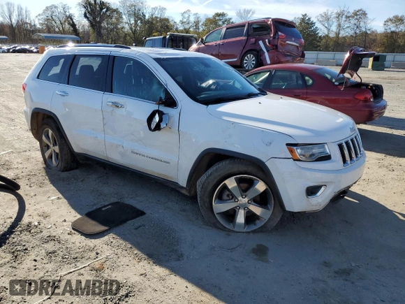 2014 Jeep Grand Cherokee Limited with VIN 1C4RJEBT4EC353517, listed as a Copart auction lot 81215424 with 177,098 mi miles and Salvage Title. Bid and sale history available at DreamBid. Image 4.